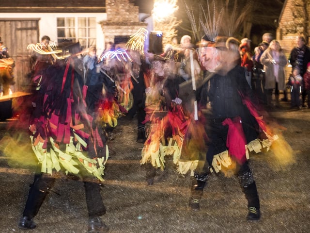 Wassail at Michelham Priory. Picture by Terry Applin SUS-220125-130012001