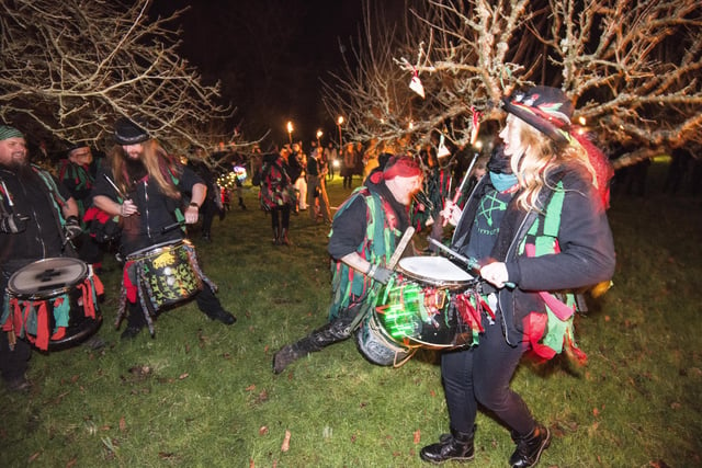Wassail at Michelham Priory. Picture by Terry Applin SUS-220125-130059001