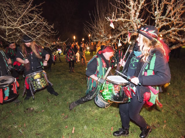 Wassail at Michelham Priory. Picture by Terry Applin SUS-220125-130059001