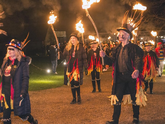 Wassail at Michelham Priory. Picture by Terry Applin SUS-220125-125616001