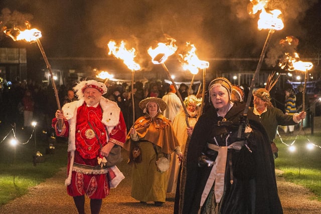 Wassail at Michelham Priory. Picture by Terry Applin SUS-220125-125702001