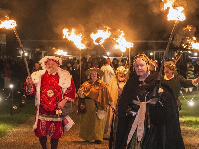 Wassail at Michelham Priory. Picture by Terry Applin SUS-220125-125702001