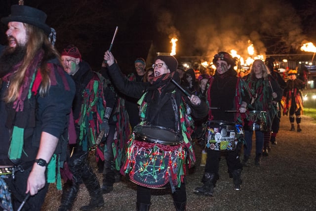 Wassail at Michelham Priory. Picture by Terry Applin SUS-220125-125520001