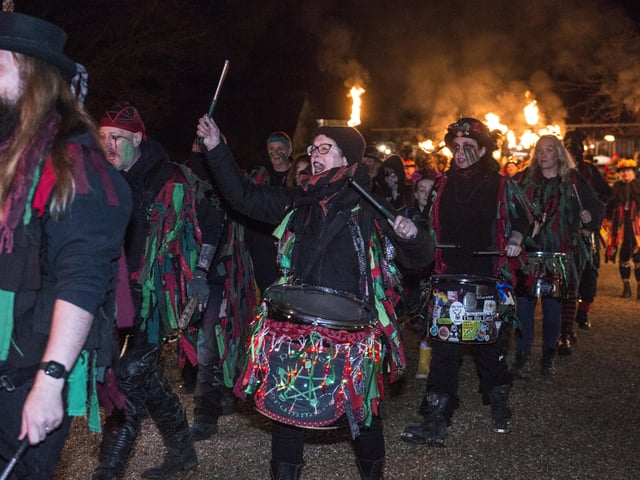 Wassail at Michelham Priory. Picture by Terry Applin SUS-220125-125520001