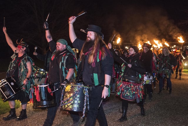 Wassail at Michelham Priory. Picture by Terry Applin SUS-220125-125456001