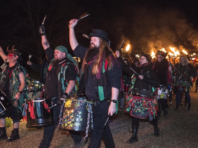 Wassail at Michelham Priory. Picture by Terry Applin SUS-220125-125456001