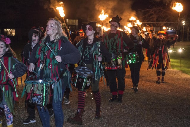 Wassail at Michelham Priory. Picture by Terry Applin SUS-220125-125555001