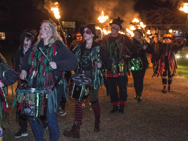 Wassail at Michelham Priory. Picture by Terry Applin SUS-220125-125555001