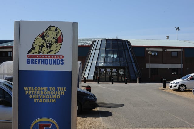 Peterborough Greyhound Stadium at Fengate  in 2020.