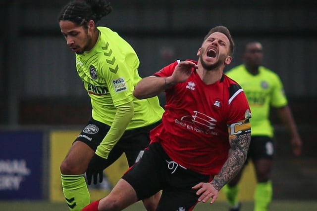 Action from Eastbourne Borough's win over Hemel Hempstead / Pictures: Andy Pelling