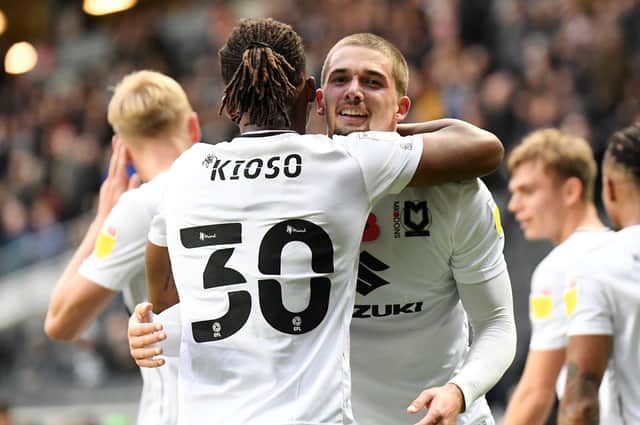 Max Watters and Peter Kioso both left MK Dons during the January window