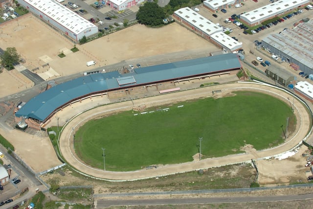 Peterborough greyhound stadium at Fengate in 2009.
