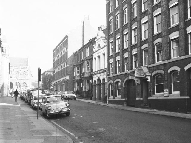 Guildhall Road in Northampton in 1970