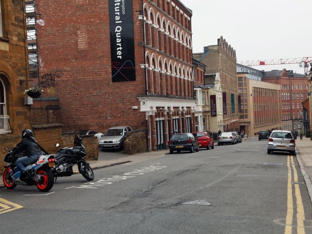 Guildhall Road in Northampton in 2013