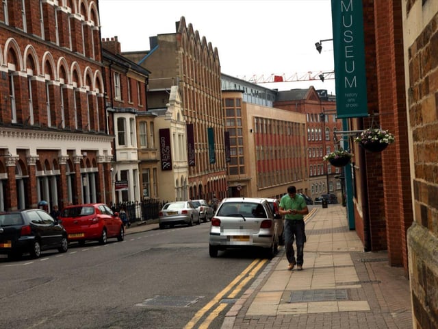 Guildhall Road in Northampton in 2013
