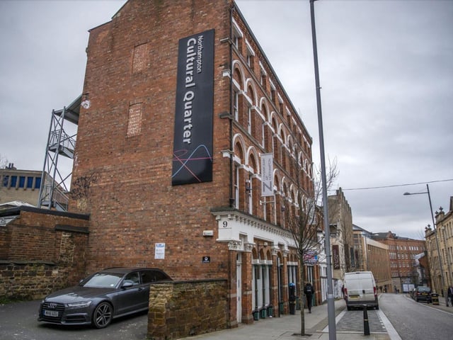 Guildhall Road in Northampton in 2020