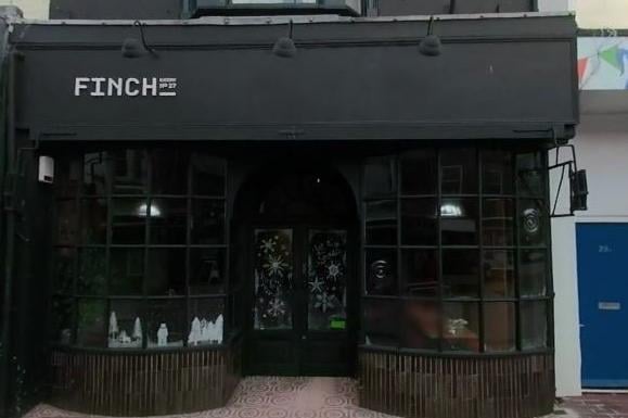 Finch in Warwick Street was placed at number two for the best vegan place in Worthing according to Tripadvisor