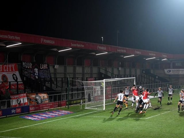 Salford's average attendance this season is 2,080.
Photo: Gareth Copley