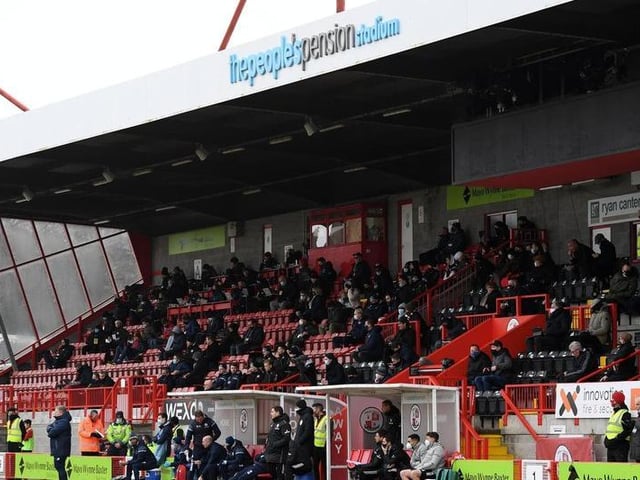 Crawley's average attendance this season is 2,224.
Photo: Mike Hewitt