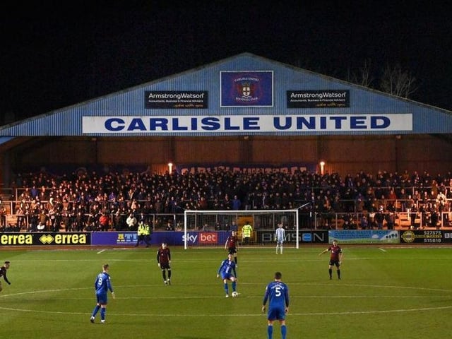 Carlisle have an average attendance this season of 4,623.
Photo: Getty Images