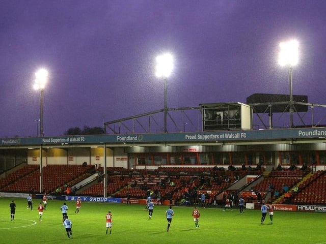 Average crowds of 4,734 have watched Walsall this campaign.
Photo: Alex Pantling