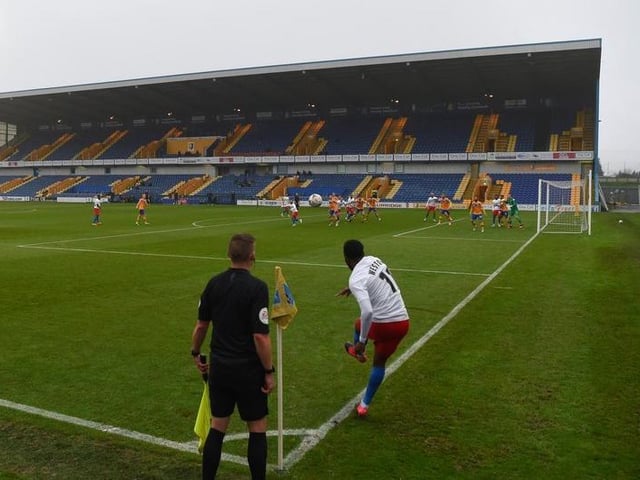 Mansfield have an average crowd for home games of 4,795.
Photo: Gareth Copley