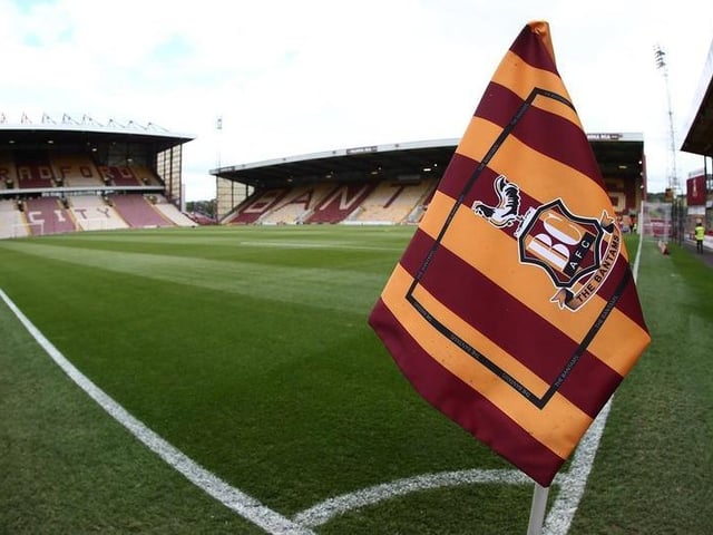 Bradford City lead the attendance league by a country mile with an average of 15,165.
Photo: Getty Images