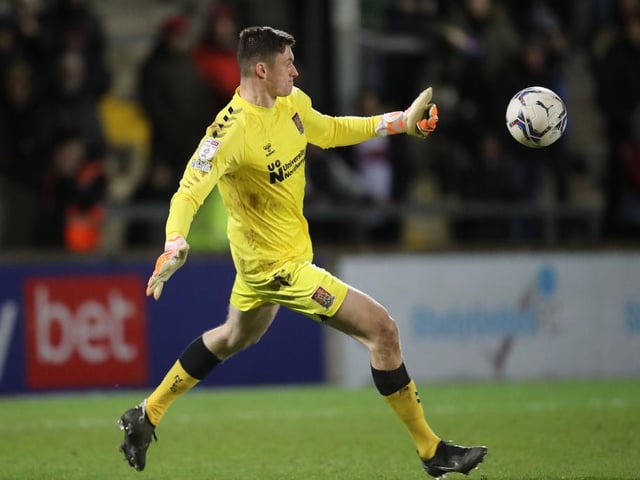 Plucked Sinclair's goalbound header out of the sky and made a couple of straightforward saves but that was about it. For all Scunthorpe's huffing and puffing, they created very little... 6.5