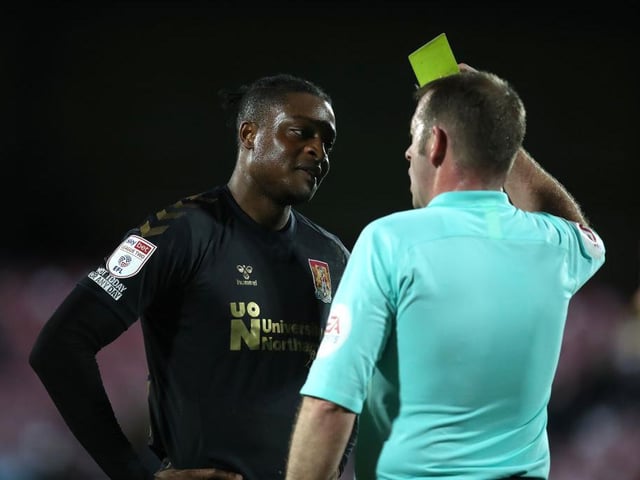 Probably his most testing game in Cobblers colours, although if anything that's testament to just how seamlessly he's slotted in. Didn't make any glaring errors and was harshly booked when slipping into a challenge... 7