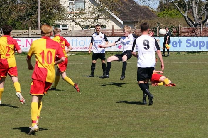 Action from Pagham's SCFL Shield win over East Preston / Picture: Roger Smith