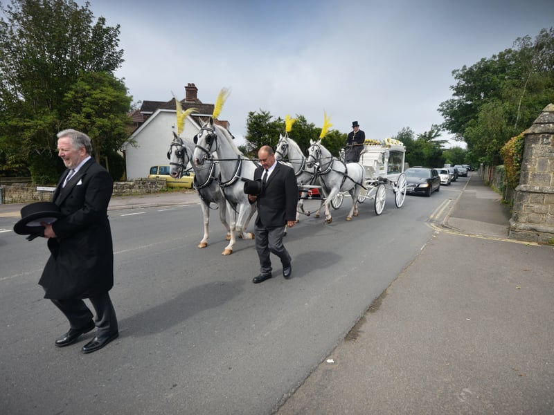The funeral of Cheryl Brookes at Hastings Crematorium on Aug 12 2021. SUS-211208-124628001
