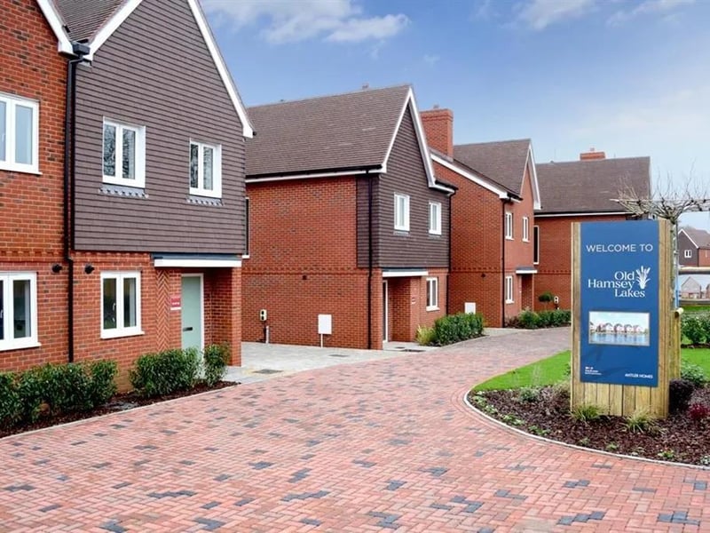 A three bed detached house is for sale at Old Hamsey Lakes in South Chailey priced £590,000