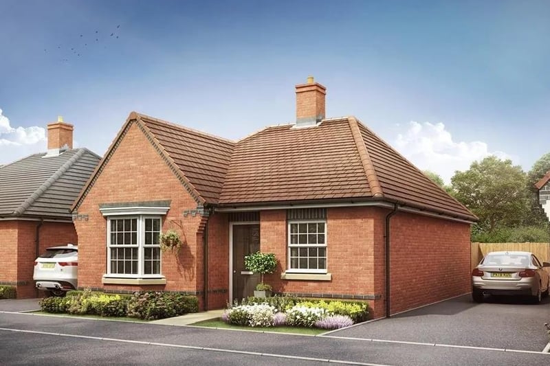 The "Belton" is a two bed detached house at St Martins Road, Eastbourne priced £294,995