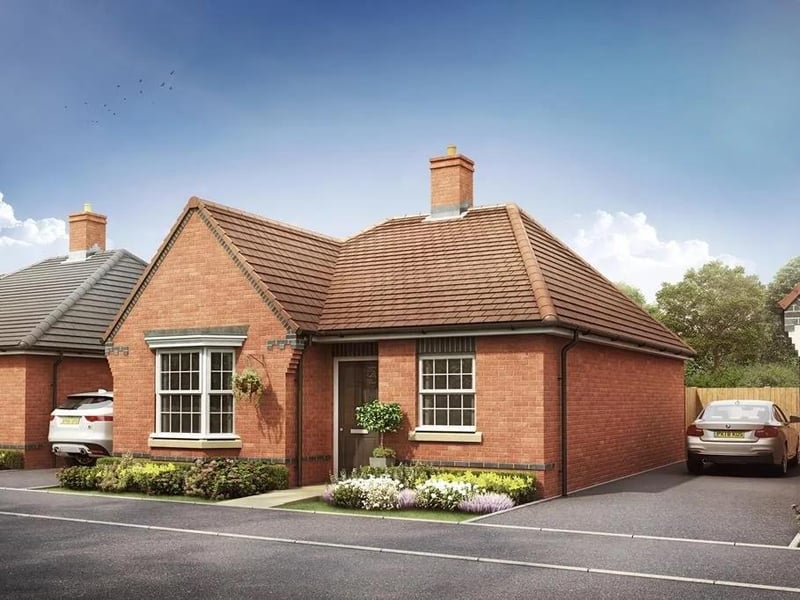 The "Belton" is a two bed detached house at St Martins Road, Eastbourne priced £294,995