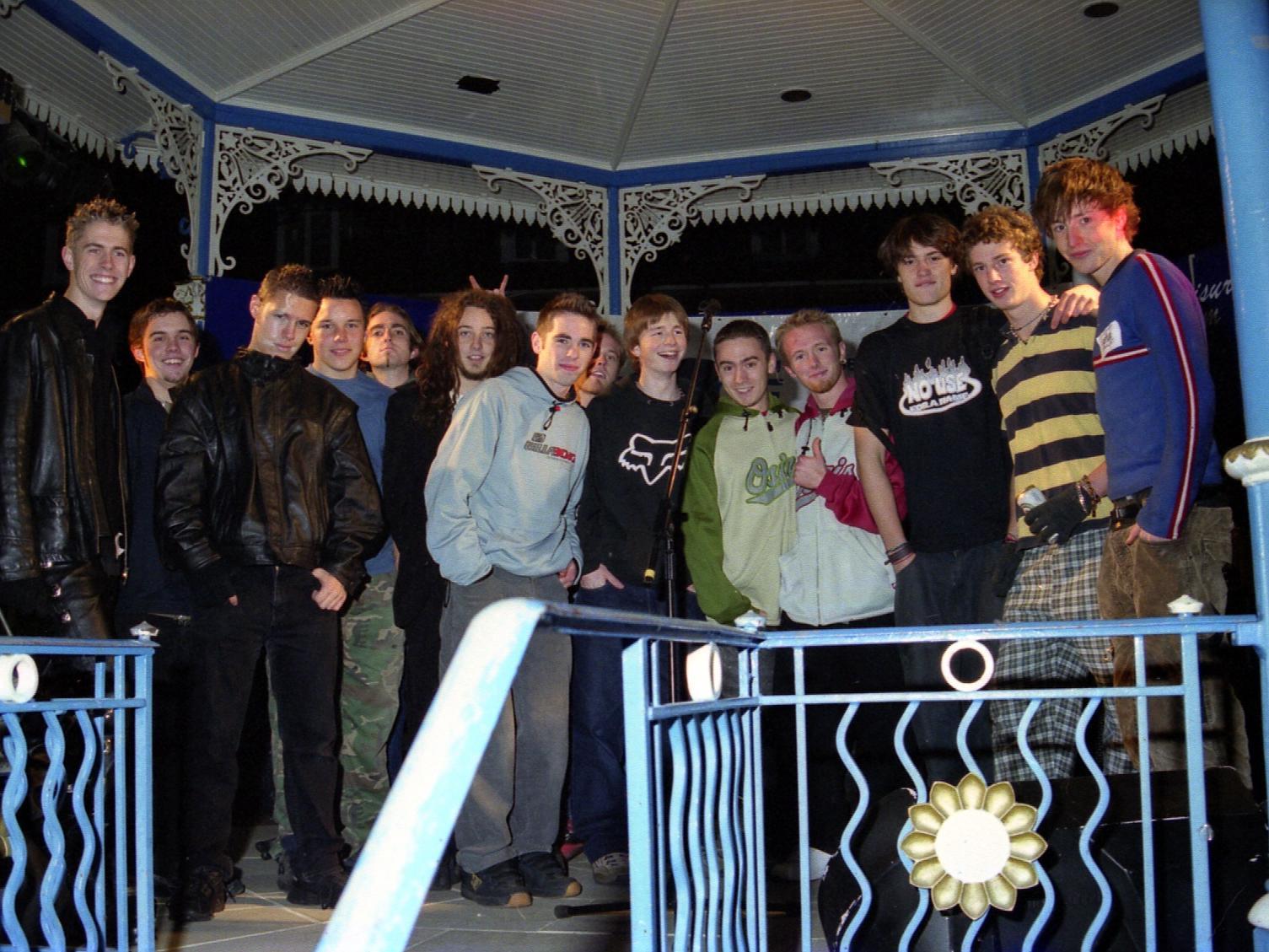 The winners of Horsham's Battle of the Bands in 2003