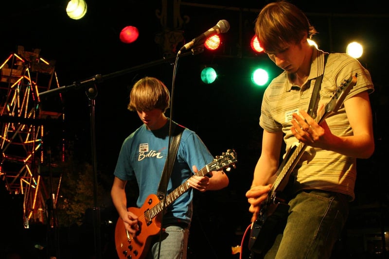 Performers at Horsham's Battle of the Bands in 2005