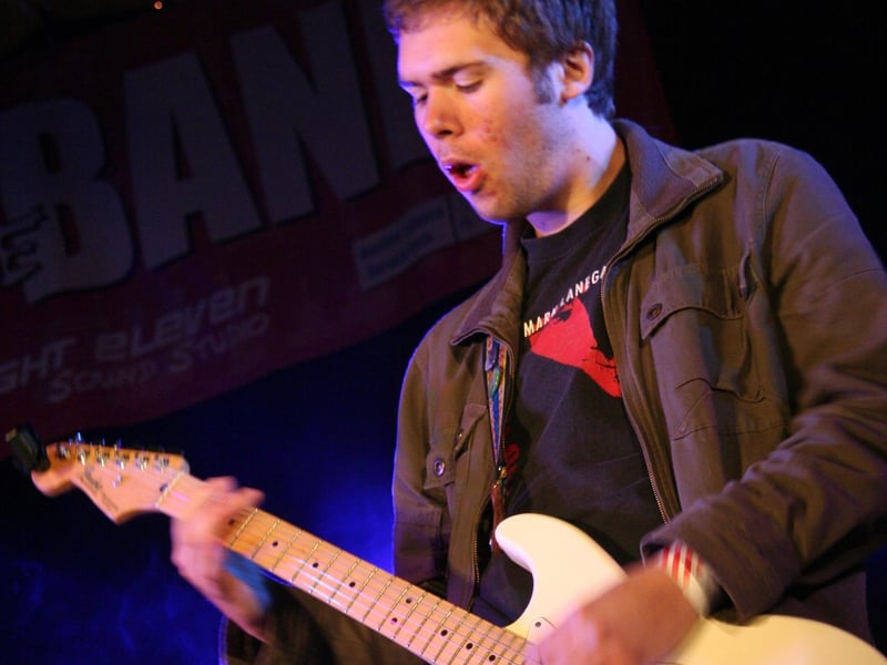 Battle of the Bands 2007. Lee Martin of Dogs In Space