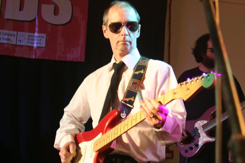 The debut performance of Rocky Dyson & The Cyclones at Horsham's Battle of the Bands in 2007