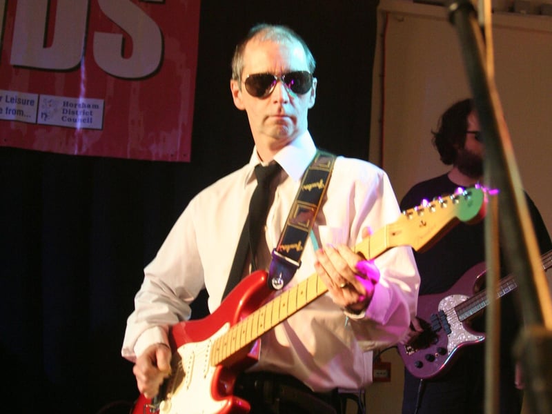 The debut performance of Rocky Dyson & The Cyclones at Horsham's Battle of the Bands in 2007