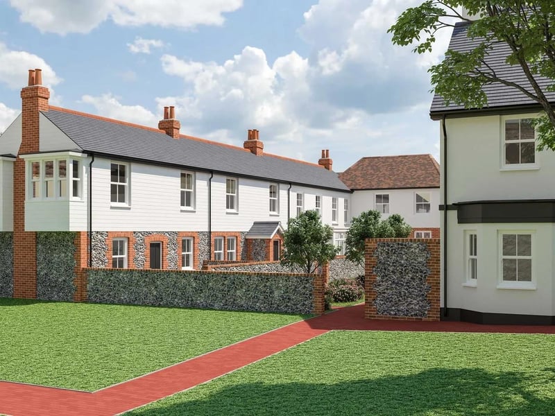 A three bedroom flat is for sale in High Street, Rottingdean, Brighton priced £725,000