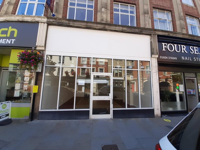 An empty unit in St Giles' Street.