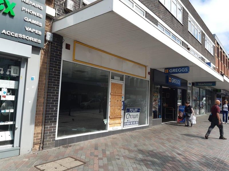 This unit on Abington Street has been empty for some time