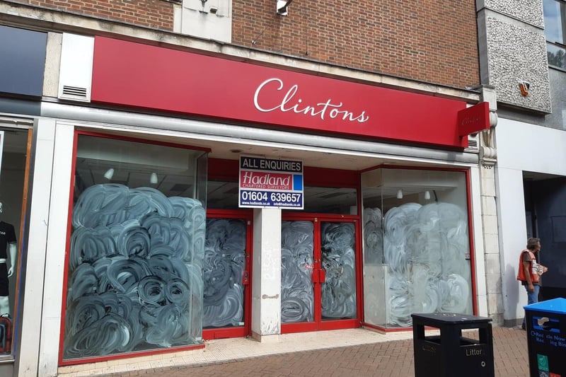 The store in Abington Street has been empty since April 2020 but Clinton bosses have not confirmed whether it will be reopening.