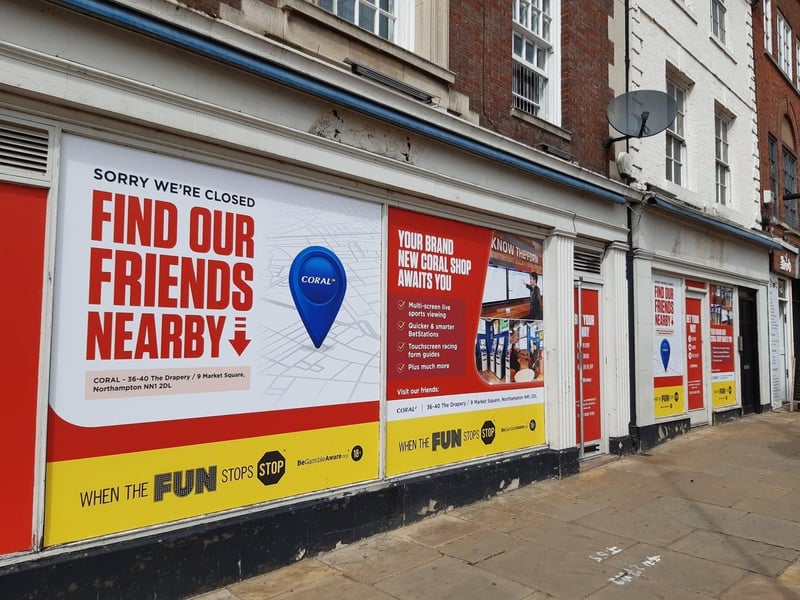 Coral has closed its Market Square site and moved to Drapery.