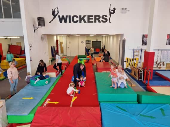 New Stay and Play sessions at Wickers Gymnastics Club in Lancing allow children to climb, jump and roll as much as they like