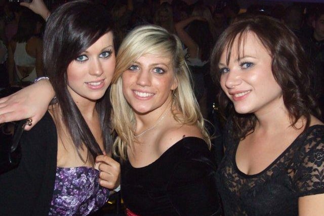 Friends on a night out in Crawley in 2010