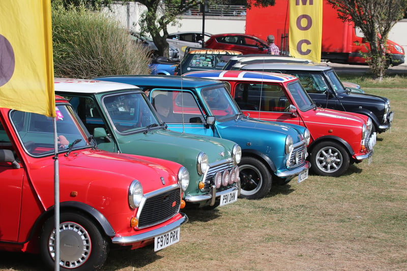 More than 200 Minis were on display in Steyne Gardens, Worthing, on Sunday, September 5