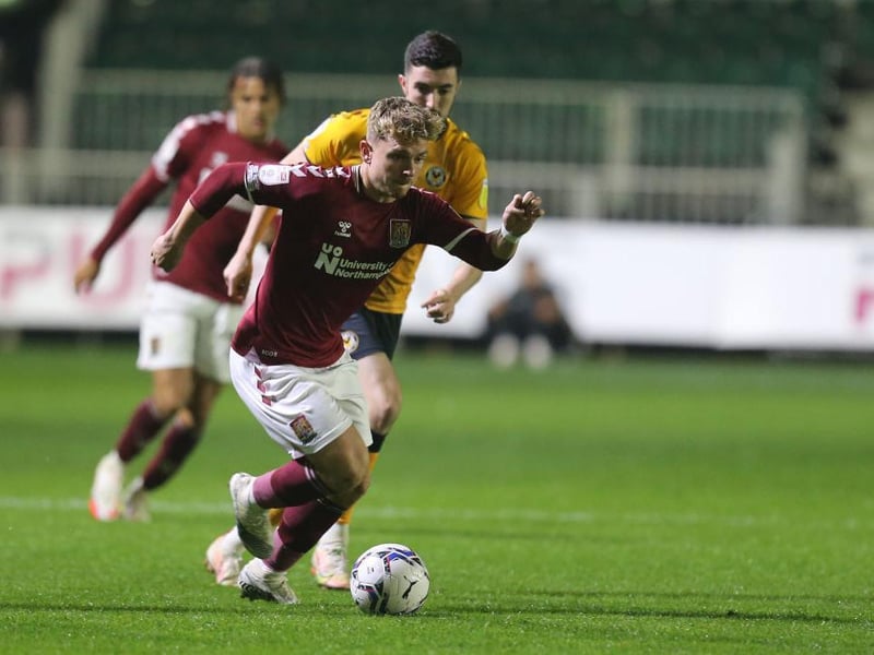 His energy and work between both boxes was key in getting Cobblers up the pitch and into good attacking positions, but unable to find that final pass or cross... 7