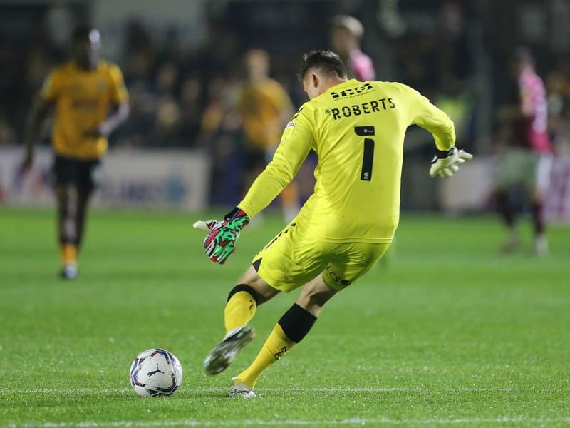 Such was excellence of Northampton's defending, and the limp nature of Newport's attack, he faced only just the solitary shot on target throughout the 102 minutes, and it was a harmless header by Norman. Once again commanded his box confidently... 7
