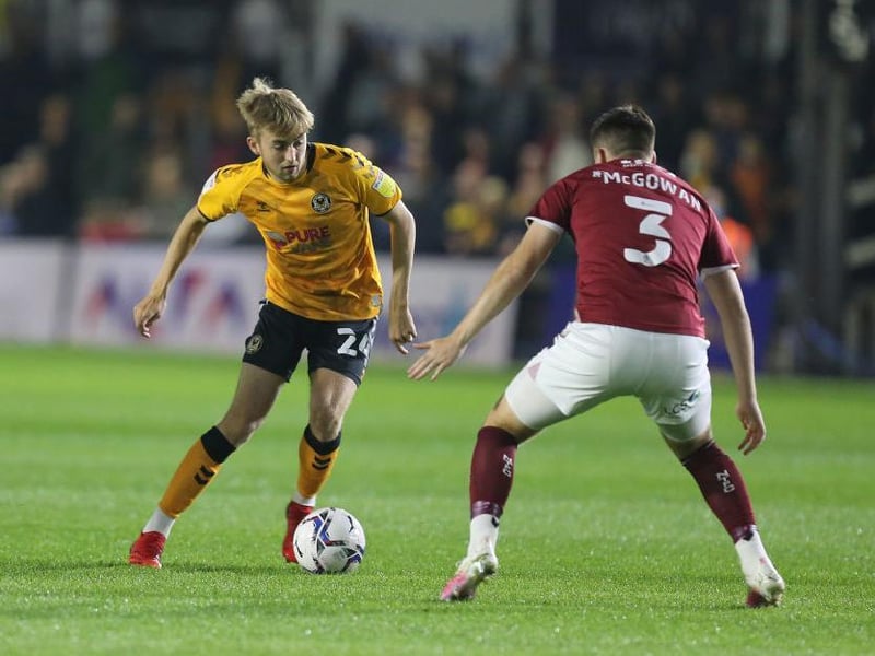 He got away with one errant pass in a dangerous position, and didn't venture over halfway too many times, but this was another strong showing as Newport struggled to punch through Town's resilient back-line... 7.5